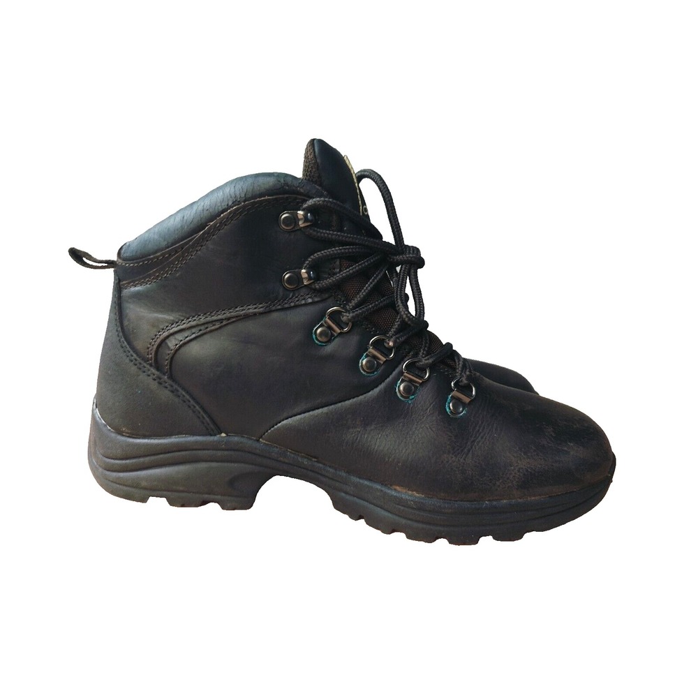 Women's Ozark Trail Gracee Leather Waterproof Trail Hiking Boots Shoes Size 8.5